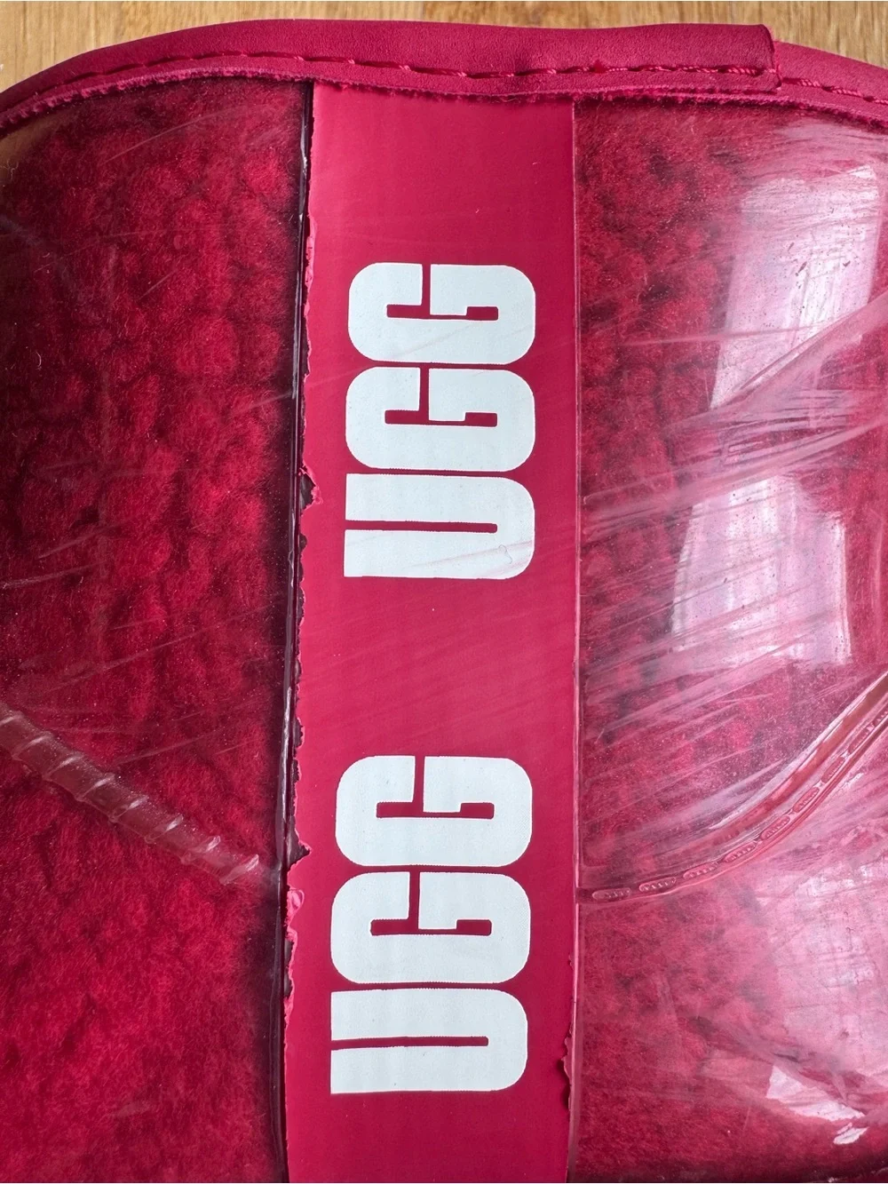 UGG Kids Waterproof red Slip-On Boots size 4